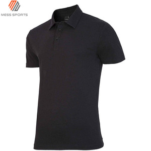 Polo de Manga Corta Negro para Hombre, Corte Regular, 100% Algodón Piqué, Tejido Informal de Color Sólido, Antiarrugas, Diseño con Botones - Product Image 6