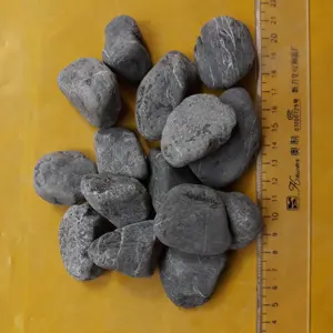 เวียดนามล้างก้อนกรวดสีดำรวมหินสำหรับสวนและสระว่ายน้ำภูมิทัศน์และสระว่ายน้ำปู - Product Image 1