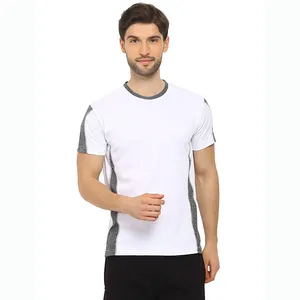 T-Shirt de Sport à manches courtes pour homme, Logo personnalisé, séchage rapide, fitness, Compression