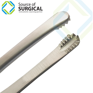 Pinces à dissection Durante Splinter, instruments chirurgicaux manuels en acier inoxydable et plastique, certifiés CE Classe I SOS-1146 - Product Image 3