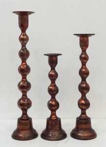 เชิงเทียนตกแต่งเสาสำหรับงานแต่งงานแบบกระจกขัดเงาเชิงเทียนโบราณที่วางเทียนแบบทันสมัย - Product Image 4