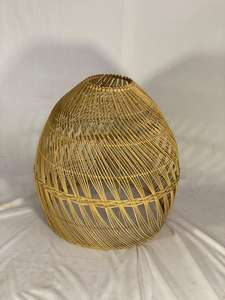 Lámpara colgante de ratán natural hecha a mano para apartamento, hotel, exterior y sala de estar al aire libre - Product Image 2