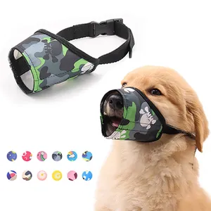 Wholesale Manufacturer Custom Quick Fit Funny Anti Biting Barking Cute Breathable Adjustable Protect The Bit Dog Muzzles