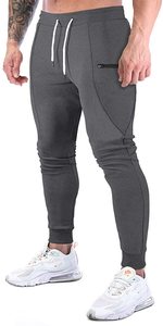 กางเกงวอร์มผู้ชายแบบสั่งทำมีซิปกระเป๋าข้าง - Product Image 5