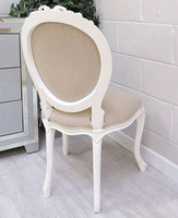 Chaise de salle à manger individuelle en promotion – Confortable, design classique, style européen, mobilier en bois massif pour appartement et hôtel