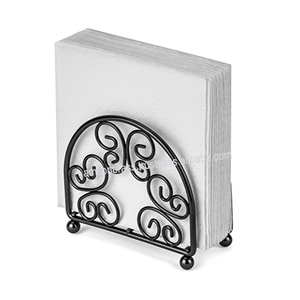 Porte-serviettes en fil de fer métallique, en forme de cœur, décoration de Table, porte-serviettes - Product Image 4