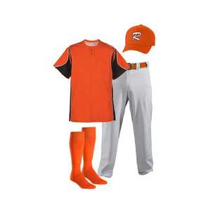 Diseño personalizado hombres adultos en blanco conjuntos de uniformes de béisbol al por mayor ropa deportiva de secado rápido camisetas antibacterianas - Product Image 4