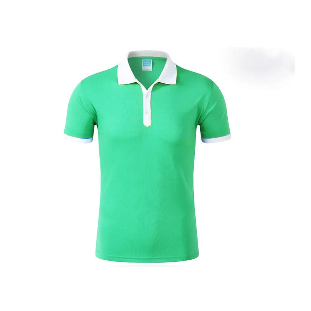 Nieuwe Ontwerp Aangepaste Logo Mannen Polo T Shirts Half Mouwen Hot Product Met Beste Montage