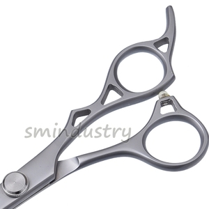 Ciseaux de coiffure professionnels en acier inoxydable, ciseaux à effiler droits faits à la main, logo personnalisé pour salon de coiffure (sm) - Product Image 2