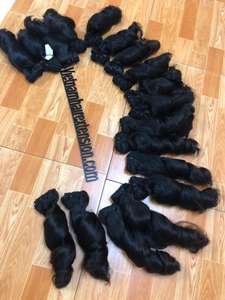 Extensions de cheveux vierges Remy du Vietnam, tissées à la machine, lisses et soyeuses, ondulées - Product Image 6