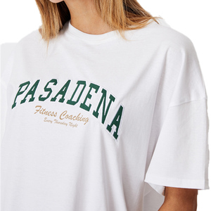 Street Fashion Wholesale custom summer casual fashion short sleeve women t shirt round collar fitness t shirts - Product Image 2