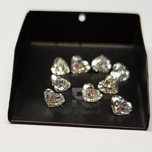 Organiseur de diamant en forme de cœur, 0.90 à 0.99, carate ample, pureté Melee G H I, blanc, coupé, à bas prix - Product Image 1