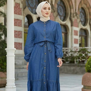 Tunique Abaya Kaftan pour femmes, vêtements islamiques, nouvelle saison, mode arabe musulmane, dubaï, qualité turque, collection - Product Image 1