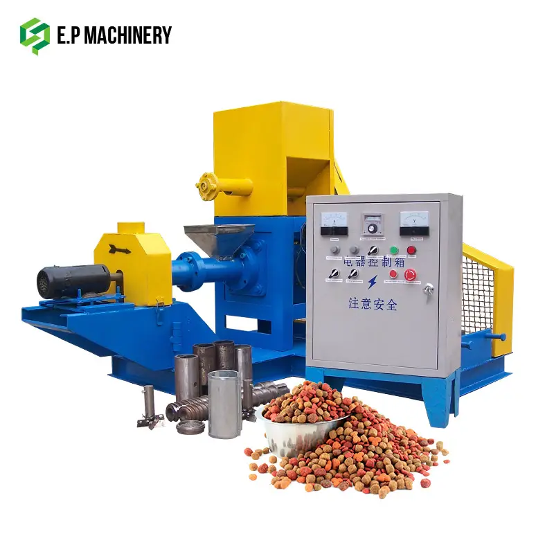 Hot Selling Kleine Drijvende Vis/Garnalen/Krab Extruder Feed Pellet Productie Machine In Nigeria