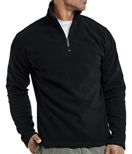 Demi Zip Polaire Pull de Trimestre-Zip Shirts pour Hommes Hommes Polaire Demi Fermeture Éclair Sweat-shirt - Product Image 4