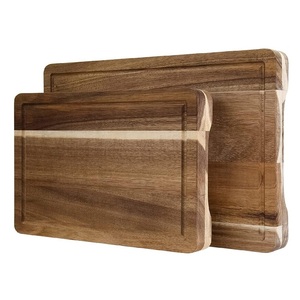 Planche à découper ronde en bois de haute qualité Bloc à découper de luxe de qualité supérieure Planche à fromage classique élégante en gros - Product Image 3