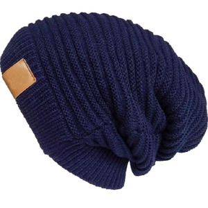 Gorros de Punto para Hombre y Mujer, Forro Suave de Invierno, Gorro Largo y Holgado, Estilo Oversize, de Inspire Apparel - Product Image 1