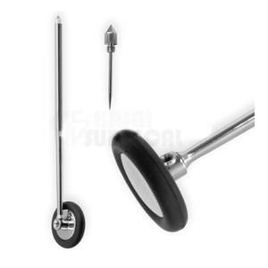 Hasni Metal quirúrgico martillo rodilla diagnóstico Palpatoria percusión reflejo martillo CE ISO aprobado gran oferta superior nuestras producciones - Product Image 1