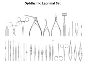 Ensemble de microchirurgie lacrymaire, instruments ophtalmiques en acier inoxydable, qualité standard allemande, certifié CE, classe I, 5 ans - Product Image 2