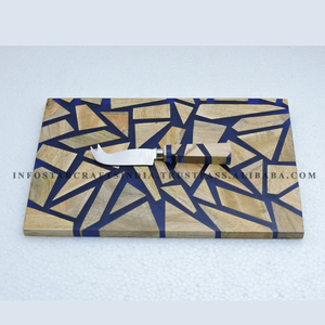 Planche à découper japonaise en bois d'acacia, Logo personnalisé à la main, pour la cuisine, avec jeu de couteaux, vente en gros - Product Image 6