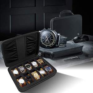 Estuche de <span class=keywords><strong>Reloj</strong></span> Personalizado, Caja para Relojes, Maletín de Lujo con Espuma EVA, Funda para <span class=keywords><strong>Reloj</strong></span> 7 - Product Image 3