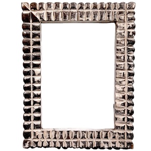 Decorative Resin and Bone Quatrefoil Rectangular Picture <b>Frame</b> Handmade Luxury Photo <b>Frame</b> Home Decor - Product Image 1