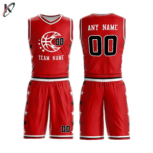 Nouvel uniforme de basket-ball léger et respirant bas quantité minimale de commande grande taille dernière couleur prix de gros - Product Image 5