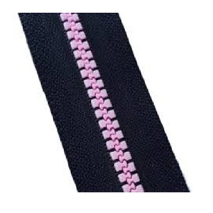 Premium OZL Marque Auto-Lock Nylon 100mm Longueur Fermeture à glissière en laiton avec dents colorées pour jeans et textiles de maison - Product Image 1