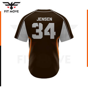 Camisetas de béisbol de manga corta personalizadas de alta calidad, ropa deportiva transpirable con personalización OEM, precio al por mayor - Product Image 4