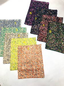 Paillettes extensible Polyester Spandex dentelle tissu violet velours paillettes dentelle tissu lux Tuile paillettes dentelle tissu africain paillettes - Product Image 5