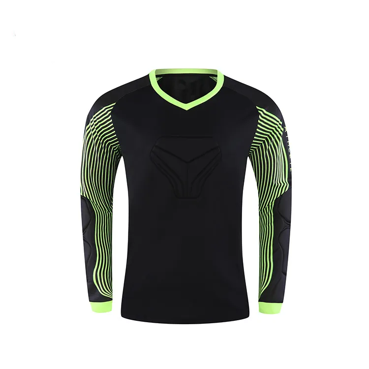 Camisa de futebol goleiro para homens e mulheres, equipe com impressão personalizada e design em vários desenhos, design de sua própria camisa