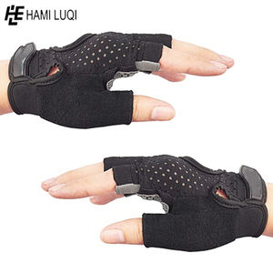 Wholesale Crossfit Leather Gym <b>Gloves</b> for Sports Spandex <b>Weight</b> Lifting <b>Gloves</b> for Workout Bodybuilding & Power <b>Training</b> - Product Image 2