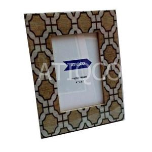 Modern Beige Bone Inlay Weaving MDF Wood <b>Photo</b> <b>Frame</b> Knitted Style Luxury Rectangle <b>Frames</b> Creative <b>Photo</b> Manufacturer Exporter - Product Image 4