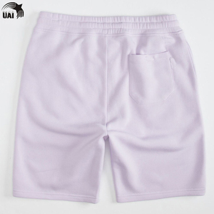 Pantalones Cortos Deportivos de Moda para Hombre, de Alta Calidad, 100% Algodón, Felpa, Sólidos, Transpirables, con Cordón en la Cintura, Casuales, para Verano, Gimnasio - Product Image 6