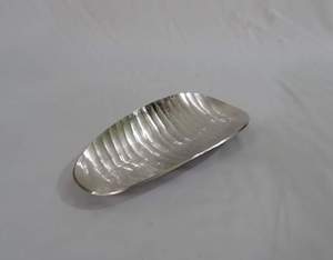 Plat de service en aluminium nickelé, bol de service décoratif en métal, bol indien de luxe, vente chaude, classique, fait à la main - Product Image 5