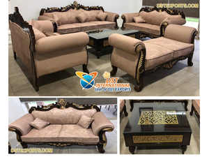 Ensemble de canapés de salon modernes en bois sculpté royal, taille personnalisée, couleur personnalisée, meubles de salon, décoration intérieure - Product Image 4