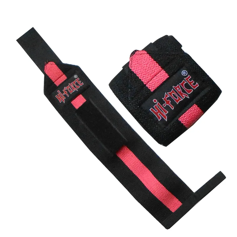 High Quality Cross Fit Fitness Power Weight Lifting Gym Straps Wraps Training Wristband Wrist Support Brace Wrist Straps