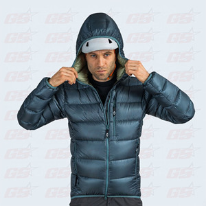 Plus Size Wind breaker Fashion Winter North All Over Print Trench Bubble Puffer - Product Image 3