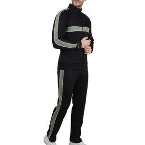 Chándal deportivo de algodón para hombre, ropa deportiva de 2 piezas con cremallera - Product Image 3