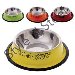 Tazón de acero inoxidable con estampado para perros, cuencos de melamina de alta calidad para Alimentación de Mascotas - Product Image 2