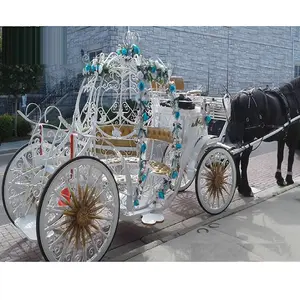 Luxury Cinderella Carriage Wedding Ride Horse Drawn Cinderella Wedding Carriage London Special Event Fancy Cinderella Carriage
