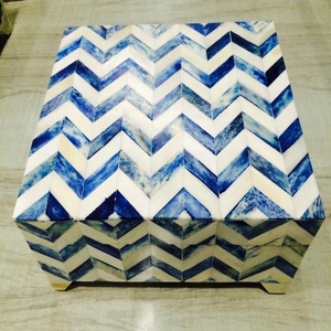 Beautiful Indian Rectangular Handicraft <b>Resin</b> Inlay <b>Jewellery</b> Box Decorative <b>Resin</b> Inlay Sculptures - Product Image 5