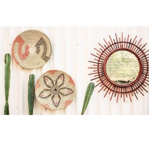 Vietnam New Design Seagrass Wicker Wall <b>Baskets</b> Wall Plates <b>Hanging</b> Decor Items - Product Image 1