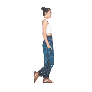 Pantalones bombachos de pavo real para mujer, ropa, color verde, PP0004, 020058, 05, listo para enviar, 58 - Product Image 2