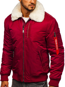 Blouson aviateur d'hiver personnalisable de haute qualité pour hommes avec col montant nouvelle tendance vêtements de plein air décontractés lettre Logo inclus - Product Image 3