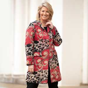 Chaquetas de mujer, cuello de Invierno para mujer, chaqueta kantha de algodón de talla grande ajustada, ropa india, chaqueta acolchada - Product Image 1