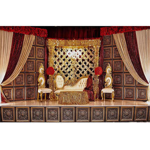 Cadre de porte de mariage traditionnel en fibre de verre, léger, nouveau, décoration de scène Rajwada, panneau de porte de réception glamour - Product Image 1