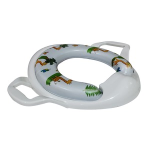 Meilleure qualité en plastique pliant voyage pot siège d'entraînement anti-éclaboussures poignées en forme de pomme antidérapant léger pour garçons filles - Product Image 5