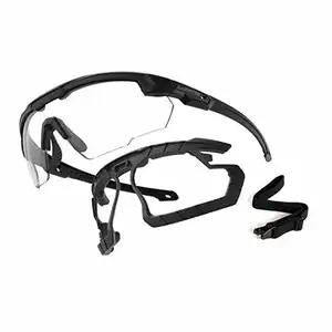 EYEPAL उच्च गुणवत्ता फैशनेबल आउटडोर TR90 काले चश्मे खेल धूप का चश्मा