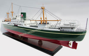 MV DALEBY Maquette de bateau en bois artisanal Cadeau de fantaisie pour les passionnés de nautisme - Product Image 5